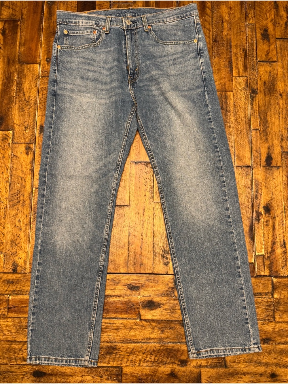 Levi's Men's Light Blue Straight Jeans
